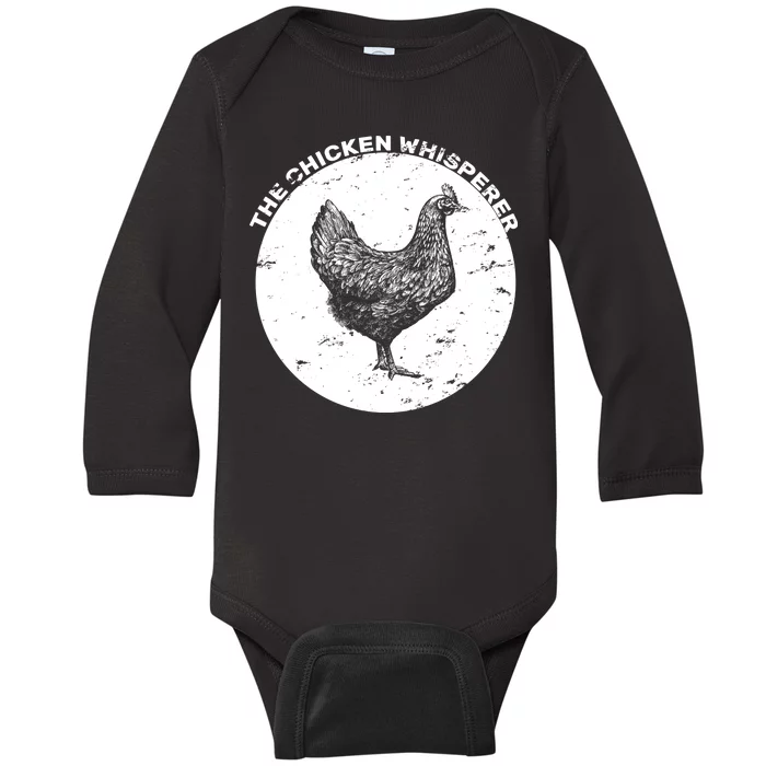 The Chicken Whisperer Baby Long Sleeve Bodysuit