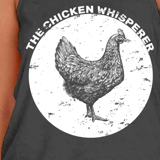 The Chicken Whisperer Women's Knotted Racerback Tank