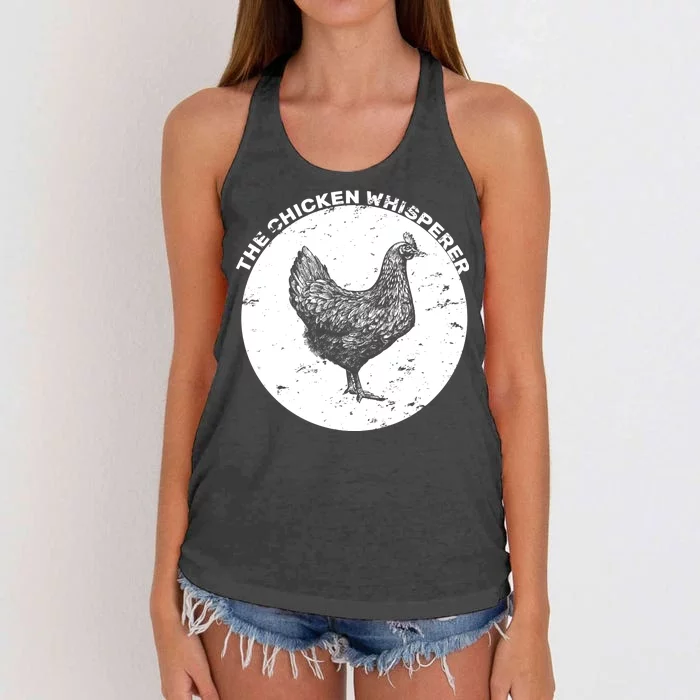 The Chicken Whisperer Women's Knotted Racerback Tank