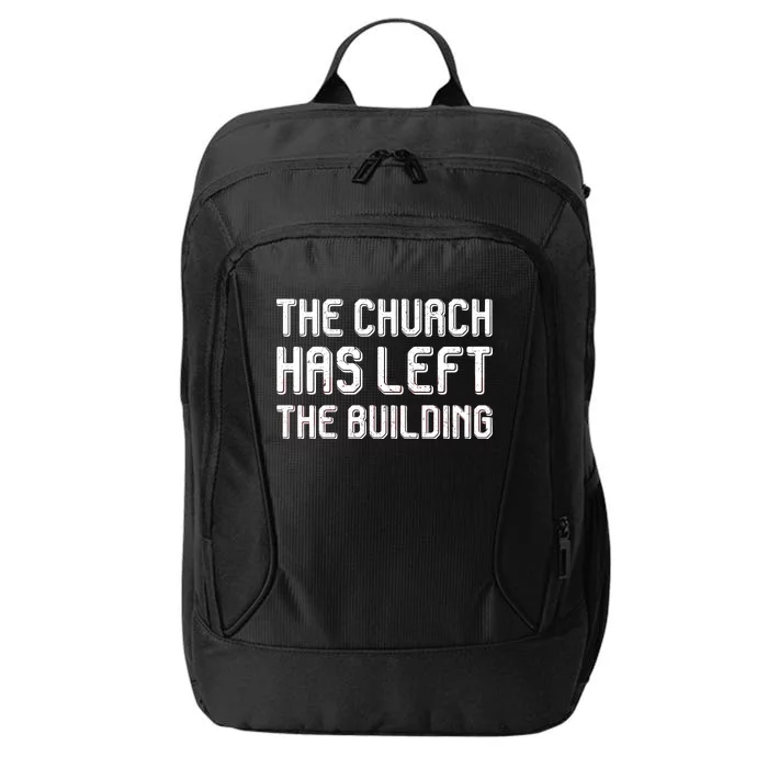 The Church Has Left The Building City Backpack