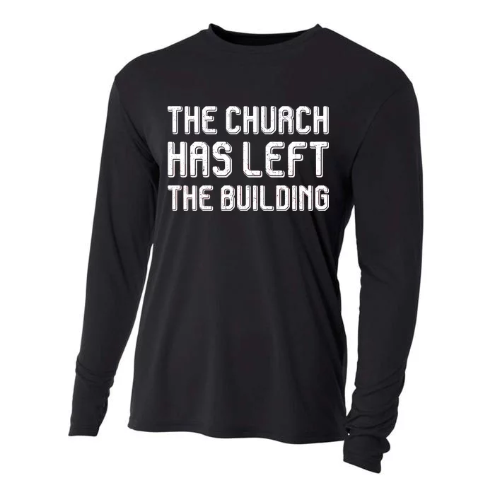 The Church Has Left The Building Cooling Performance Long Sleeve Crew