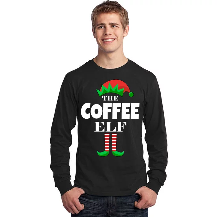 The Coffee Elf Family Matching Christmas Tall Long Sleeve T-Shirt