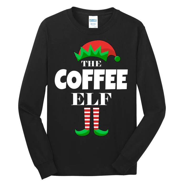 The Coffee Elf Family Matching Christmas Tall Long Sleeve T-Shirt