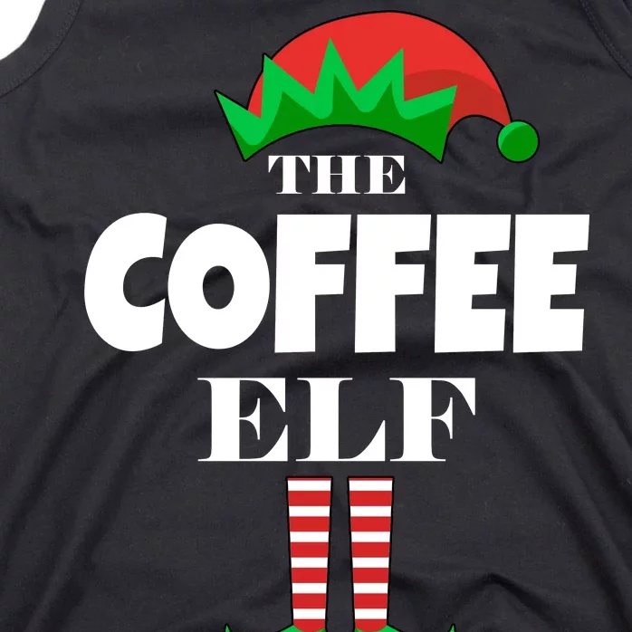 The Coffee Elf Family Matching Christmas Tank Top