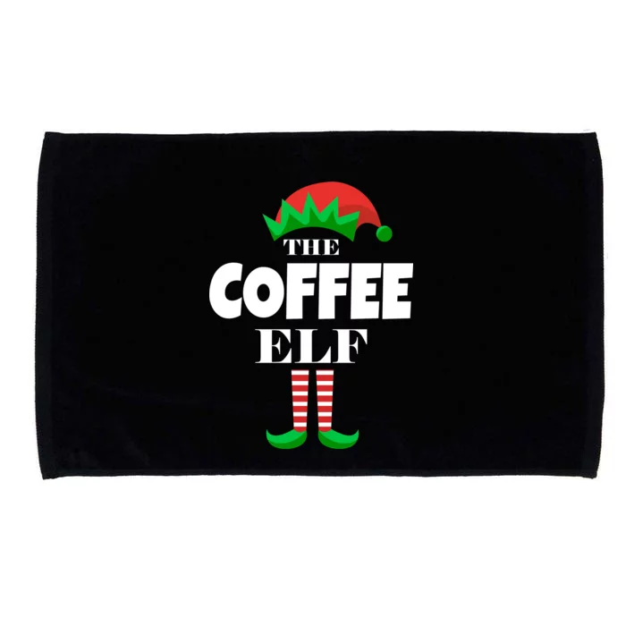 The Coffee Elf Family Matching Christmas Microfiber Hand Towel