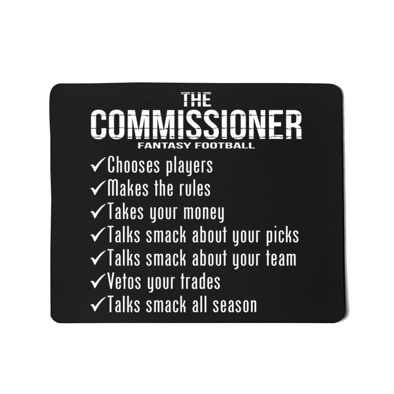 The Commissioner Fantasy Football Mousepad