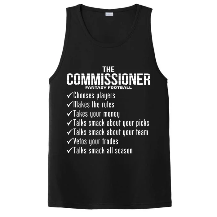 The Commissioner Fantasy Football Performance Tank