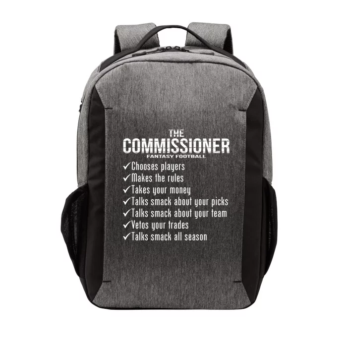 The Commissioner Fantasy Football Vector Backpack