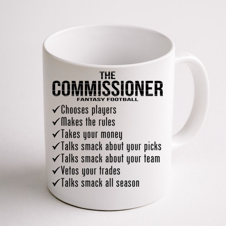 The Commissioner Fantasy Football Coffee Mug