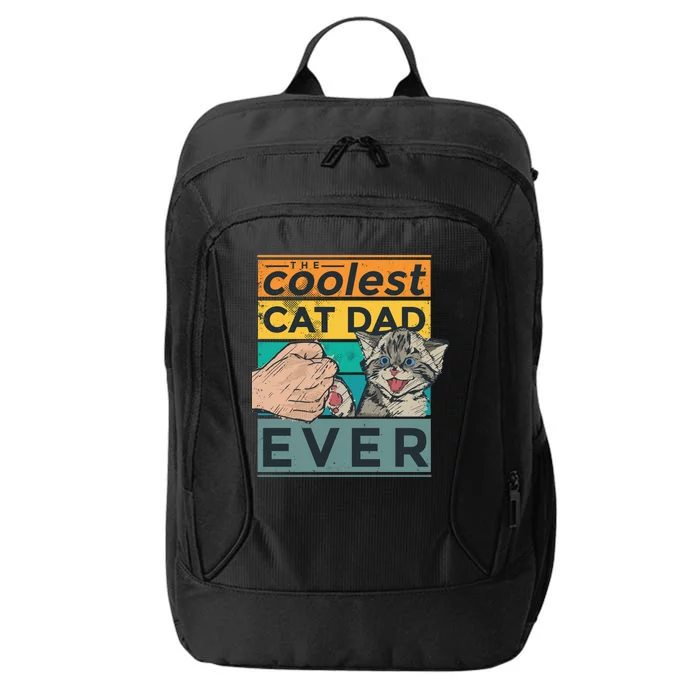 The Coolest Cat Dad Ever City Backpack