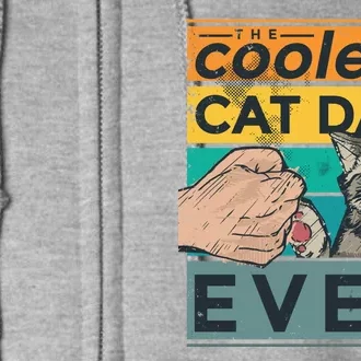 The Coolest Cat Dad Ever Full Zip Hoodie