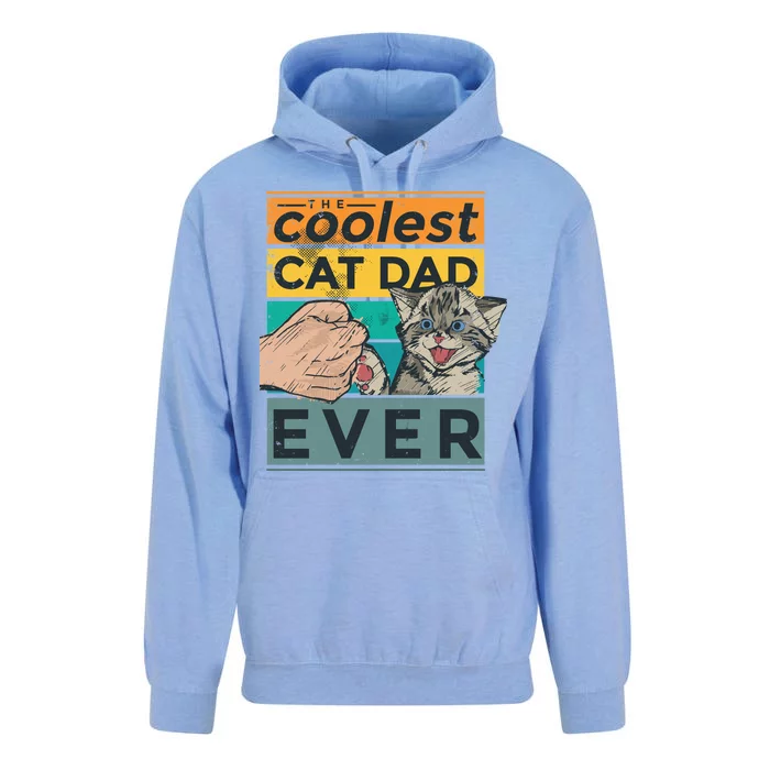 The Coolest Cat Dad Ever Unisex Surf Hoodie