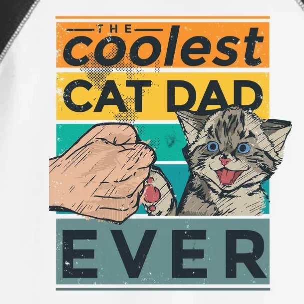 The Coolest Cat Dad Ever Toddler Fine Jersey T-Shirt