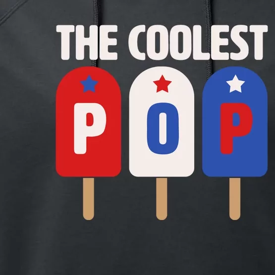 The Coolest Pop Happy Father's Day Popsicles Performance Fleece Hoodie