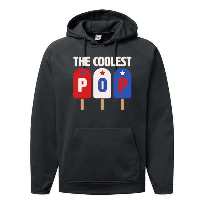 The Coolest Pop Happy Father's Day Popsicles Performance Fleece Hoodie