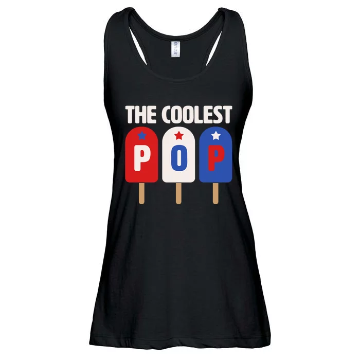 The Coolest Pop Happy Father's Day Popsicles Ladies Essential Flowy Tank