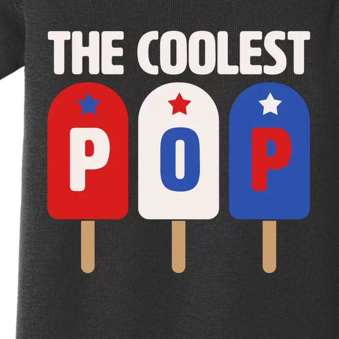 The Coolest Pop Happy Father's Day Popsicles Baby Bodysuit