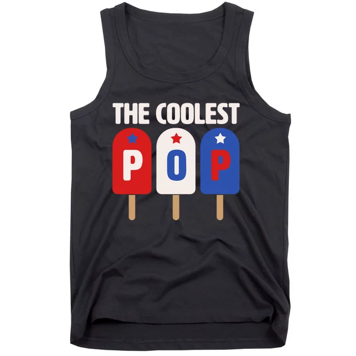 The Coolest Pop Happy Father's Day Popsicles Tank Top