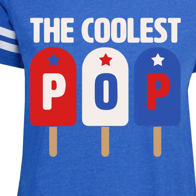 The Coolest Pop Happy Father's Day Popsicles Enza Ladies Jersey Football T-Shirt