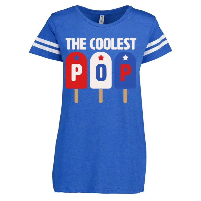 The Coolest Pop Happy Father's Day Popsicles Enza Ladies Jersey Football T-Shirt