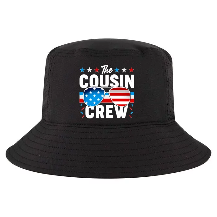 The Cousin Crew USA American Flag Cool Comfort Performance Bucket Hat