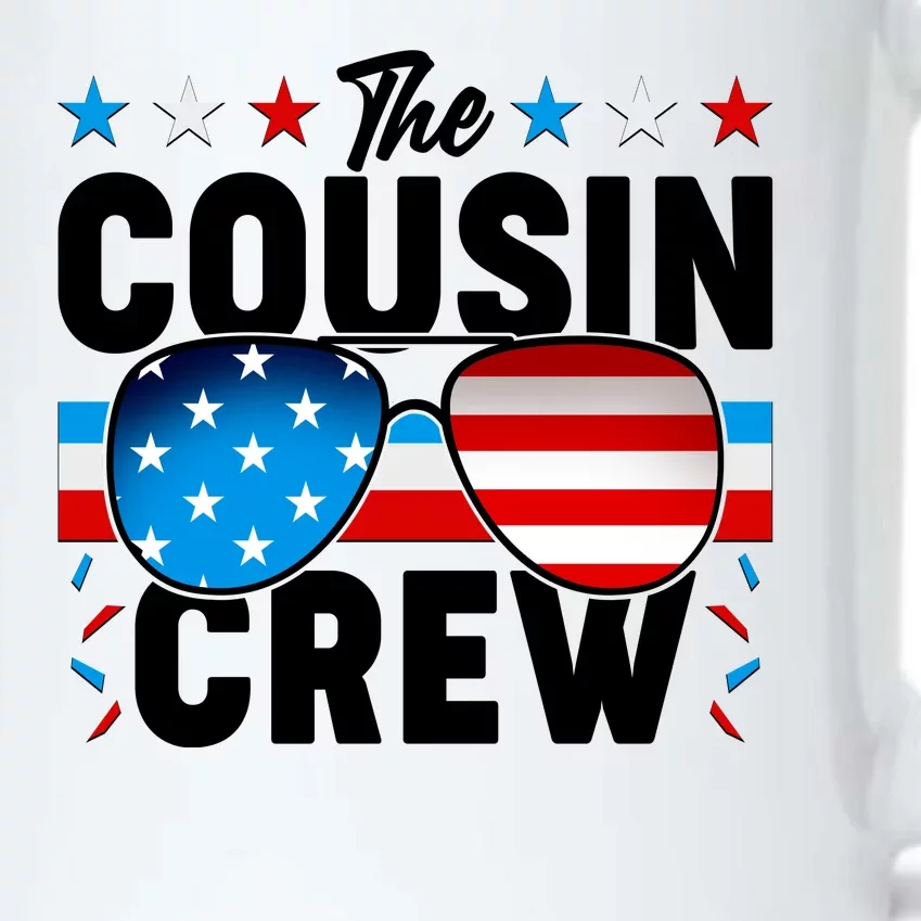 The Cousin Crew USA American Flag Black Color Changing Mug