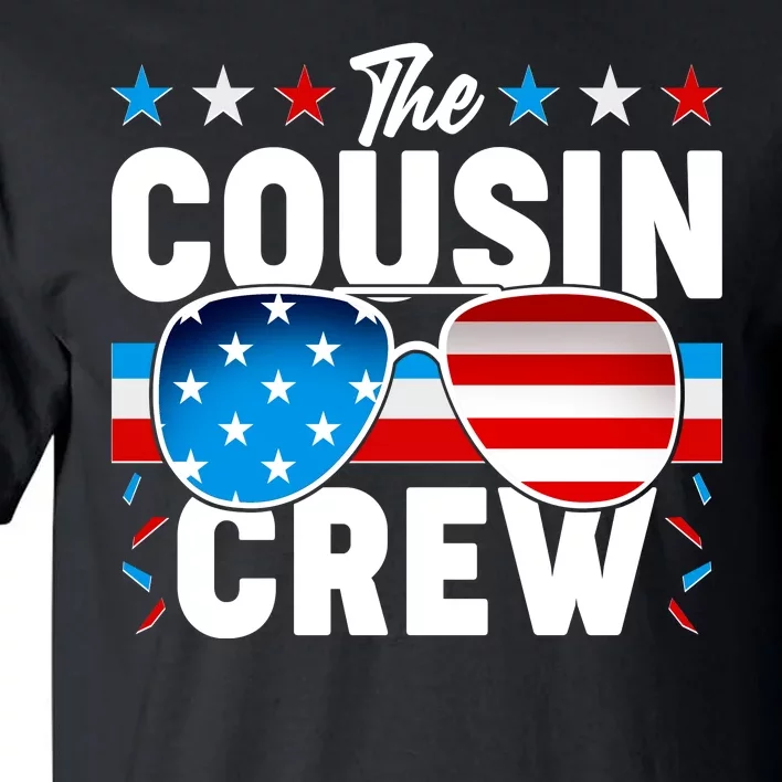 The Cousin Crew USA American Flag Tall T-Shirt