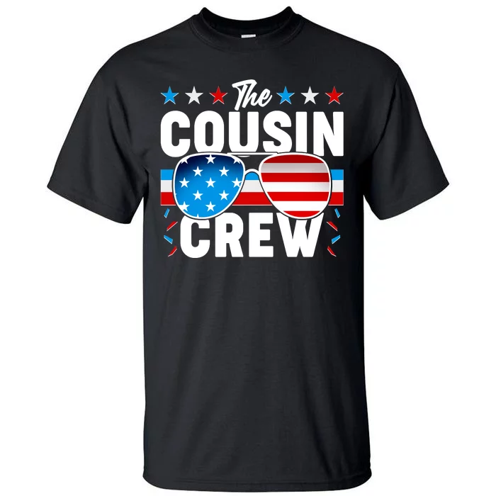 The Cousin Crew USA American Flag Tall T-Shirt