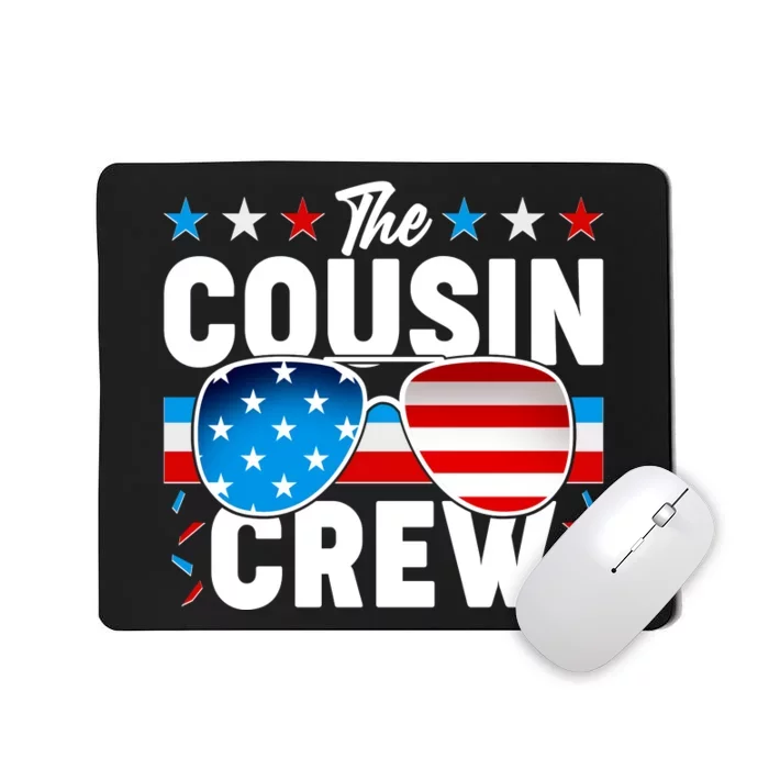 The Cousin Crew USA American Flag Mousepad