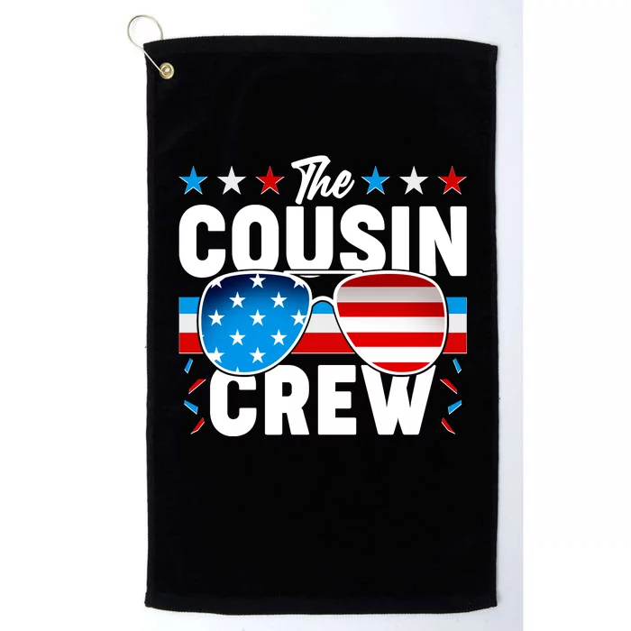 The Cousin Crew USA American Flag Platinum Collection Golf Towel