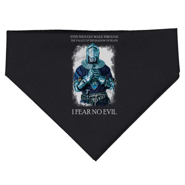 The Crusader Fear No Evil USA-Made Doggie Bandana