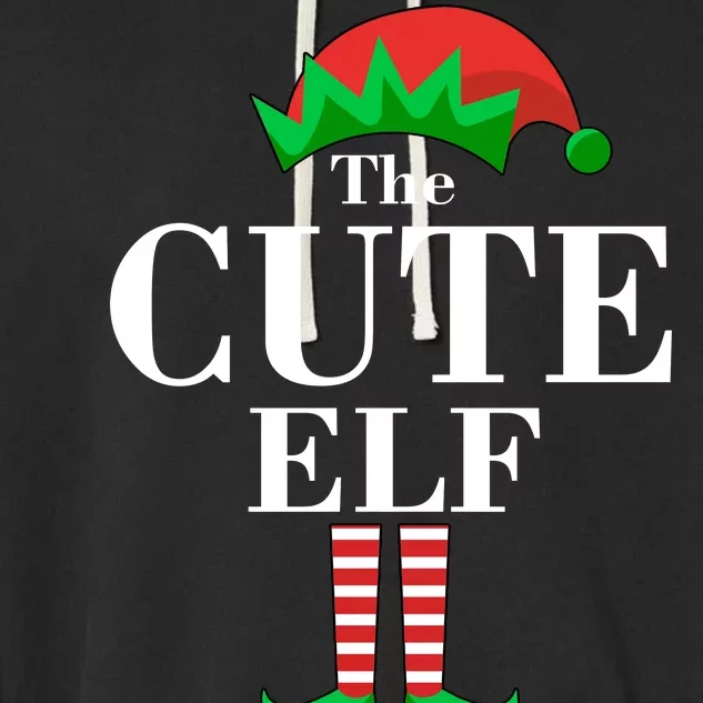 The Cute Elf Family Matching Christmas Garment-Dyed Fleece Hoodie