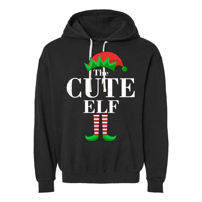 The Cute Elf Family Matching Christmas Garment-Dyed Fleece Hoodie