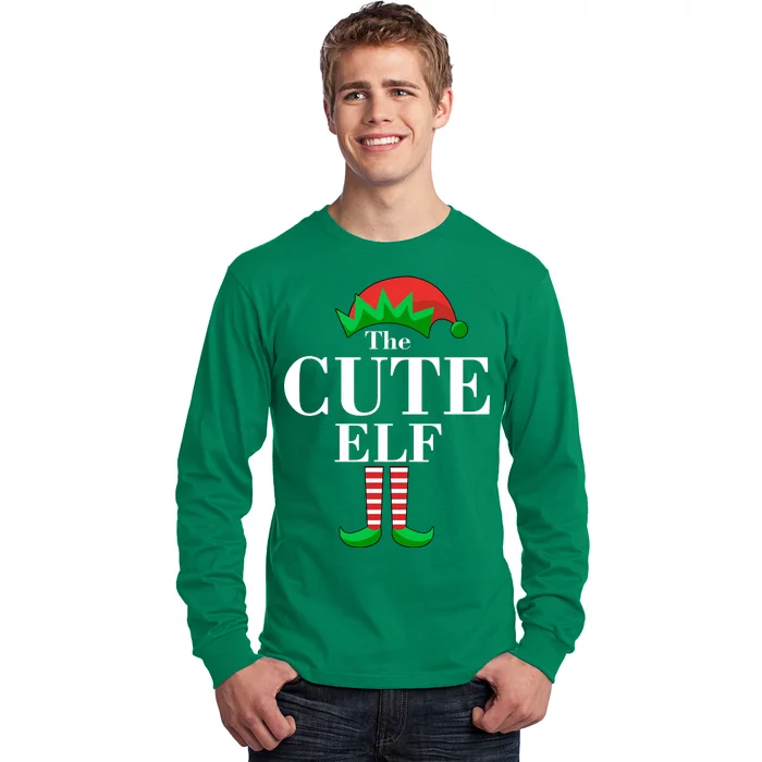 The Cute Elf Family Matching Christmas Long Sleeve Shirt