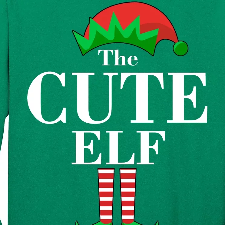 The Cute Elf Family Matching Christmas Long Sleeve Shirt