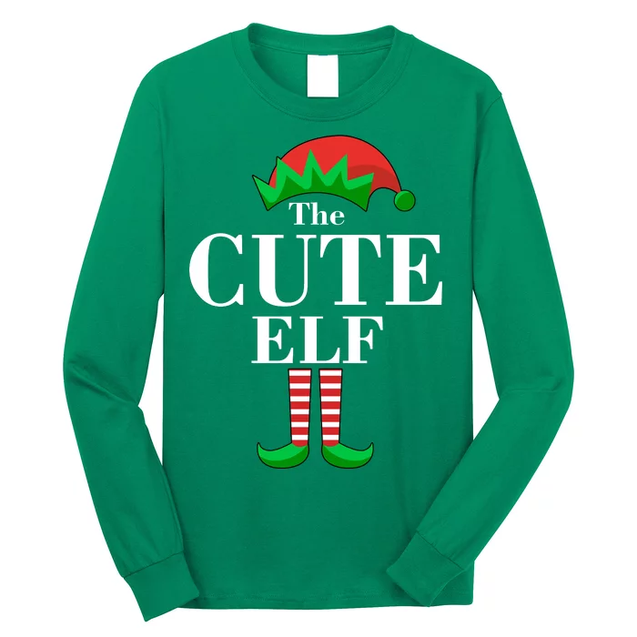 The Cute Elf Family Matching Christmas Long Sleeve Shirt