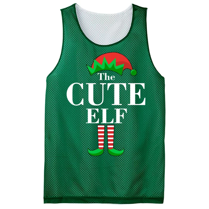 The Cute Elf Family Matching Christmas Mesh Reversible Basketball Jersey Tank