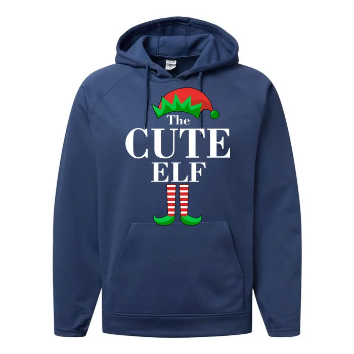 The Cute Elf Family Matching Christmas Performance Fleece Hoodie