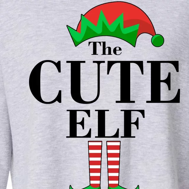 The Cute Elf Family Matching Christmas Cropped Pullover Crew