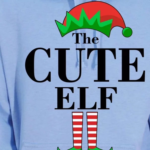 The Cute Elf Family Matching Christmas Unisex Surf Hoodie