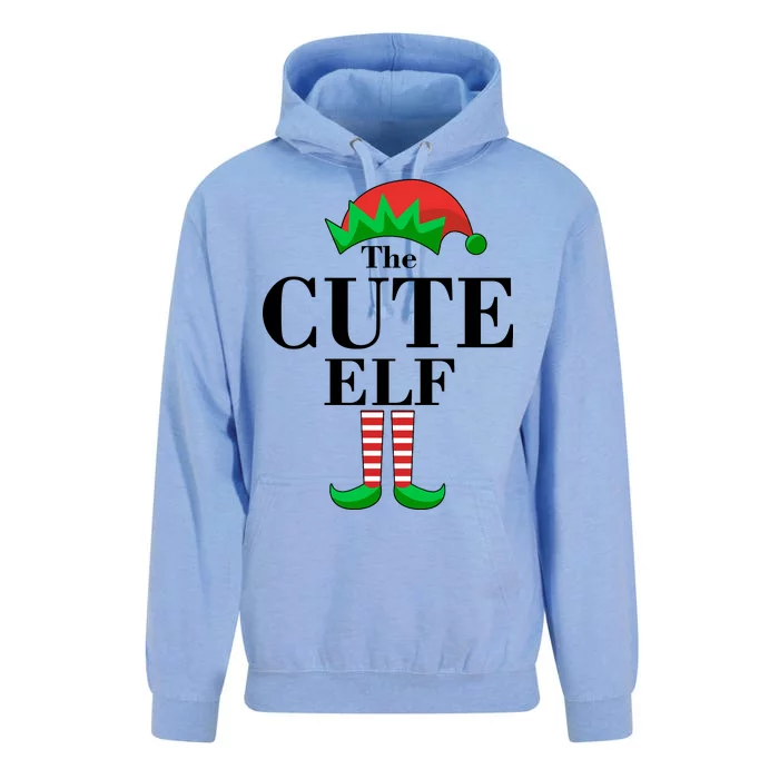 The Cute Elf Family Matching Christmas Unisex Surf Hoodie