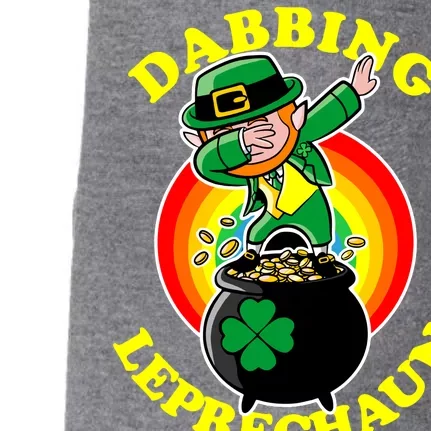 The Dabbing Leprechaun Irish Rainbow Dab St. Patrick's Day Doggie 3-End Fleece Hoodie