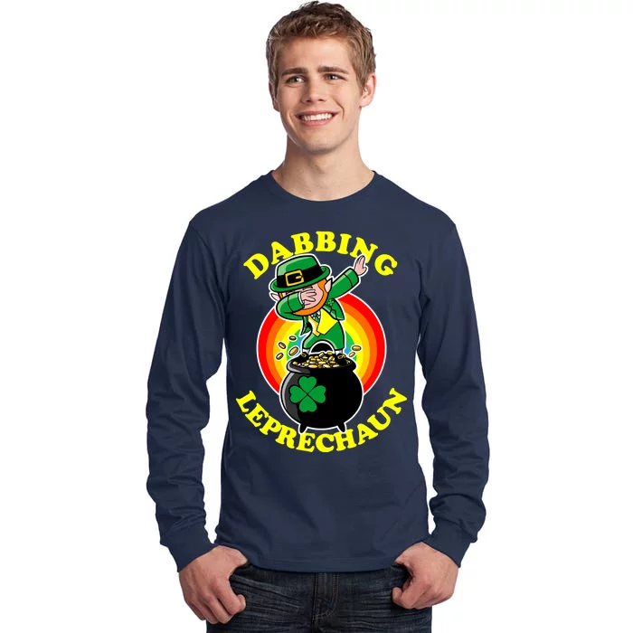 The Dabbing Leprechaun Irish Rainbow Dab St. Patrick's Day Tall Long Sleeve T-Shirt