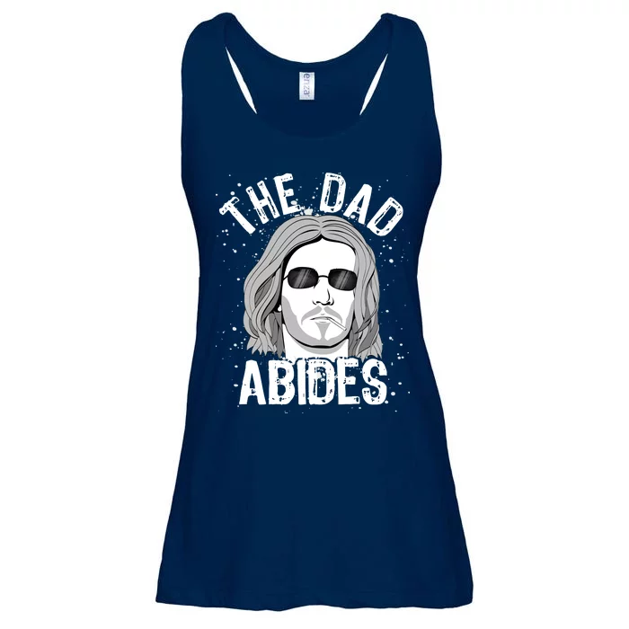 The Dad Abides Coll Shades Ladies Essential Flowy Tank