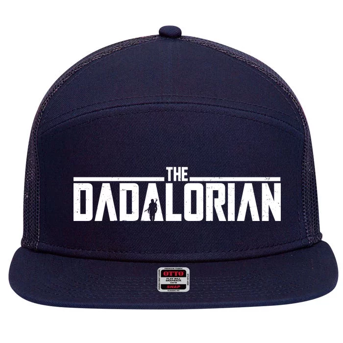 The Dadalorian 7 Panel Mesh Trucker Snapback Hat