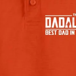 The Dadalorian Best Dad In The Galaxy Dry Zone Grid Performance Polo