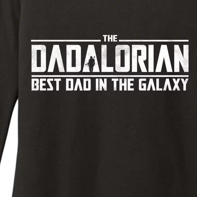 The Dadalorian Best Dad In The Galaxy Womens CVC Long Sleeve Shirt