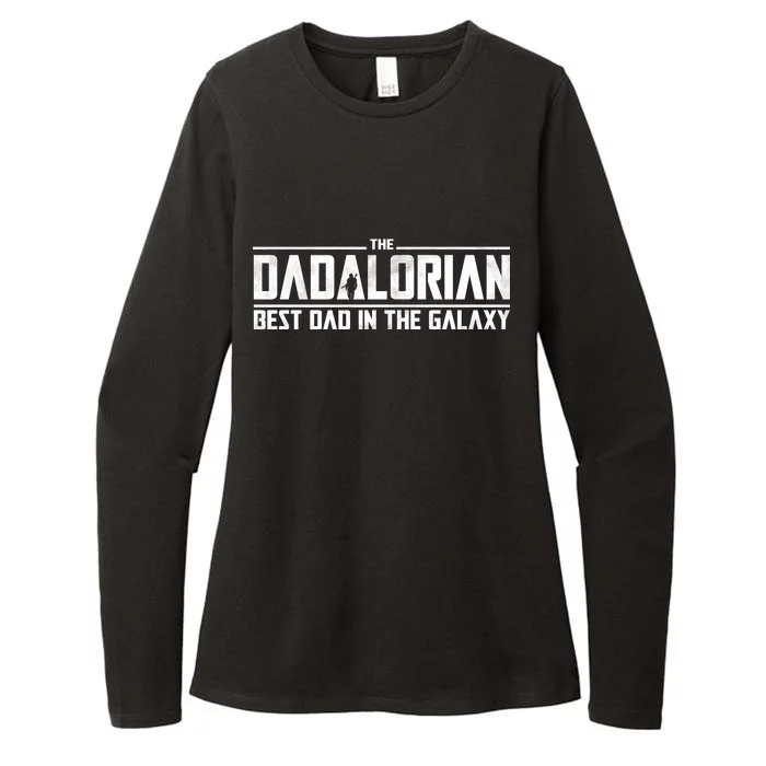 The Dadalorian Best Dad In The Galaxy Womens CVC Long Sleeve Shirt