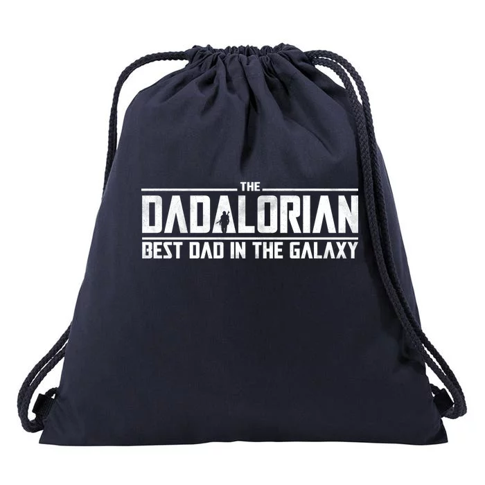 The Dadalorian Best Dad In The Galaxy Drawstring Bag