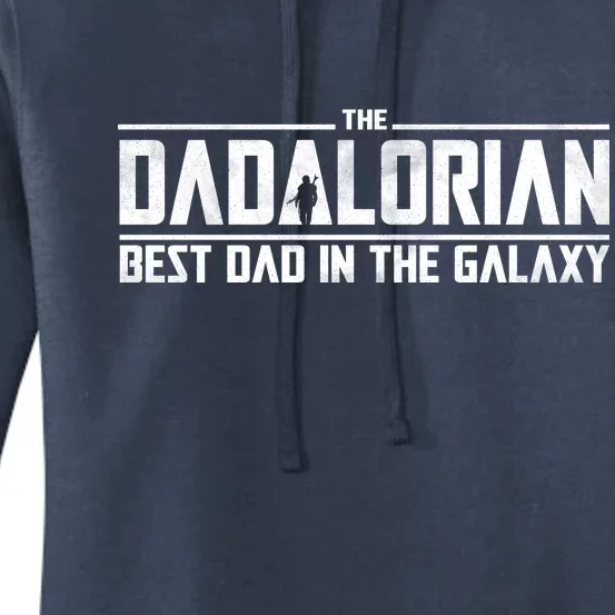 The Dadalorian Best Dad In The Galaxy Women's Pullover Hoodie